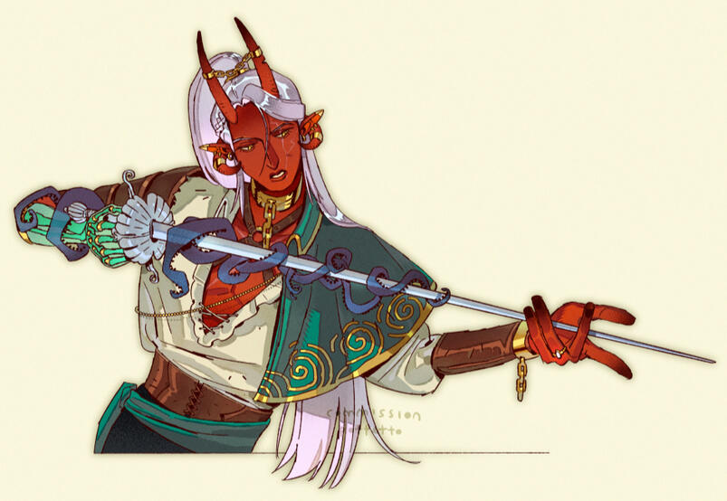 Halfbody OC Commission